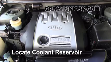 2003 Kia Sedona EX 3.5L V6 Coolant (Antifreeze) Check Coolant Level
